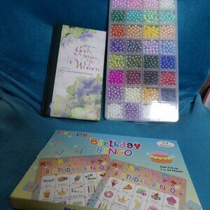 God's Words to Women,,  Beads for Stringing 4 Teens, Birthday Bingo not INCLUDED